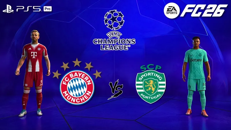 Cầu thủ Bayern Munich sút bóng vào khung thành của Sporting CP trong trận đấu Cầu thủ Bayern Munich sút bóng vào khung thành của Sporting CP trong trận đấu
