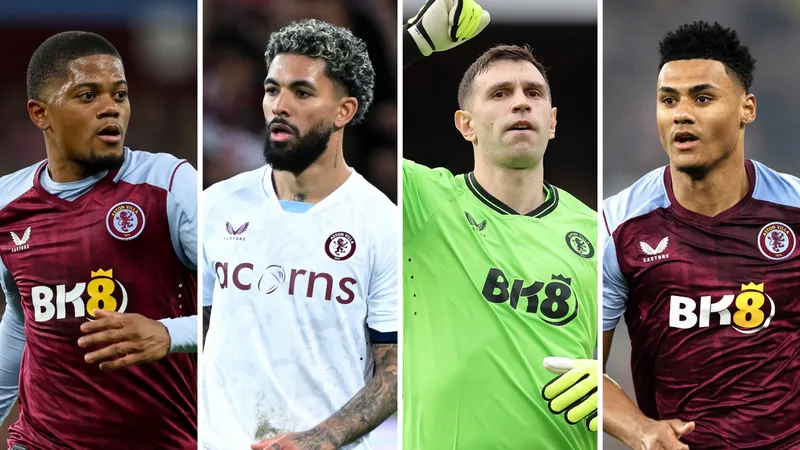 Cầu thủ Aston Villa kiểm soát bóng trước sự áp đảo của Leeds Cầu thủ Aston Villa kiểm soát bóng trước sự áp đảo của Leeds